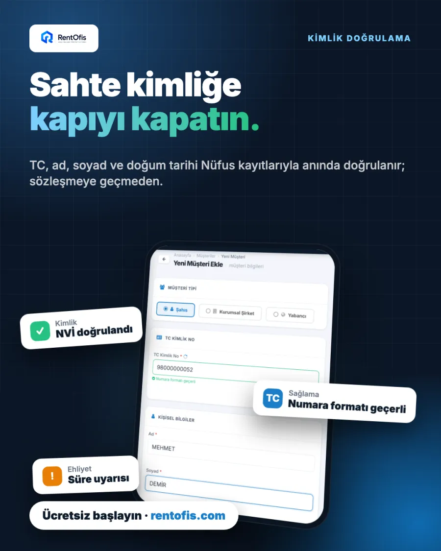 NVİ kimlik doğrulama